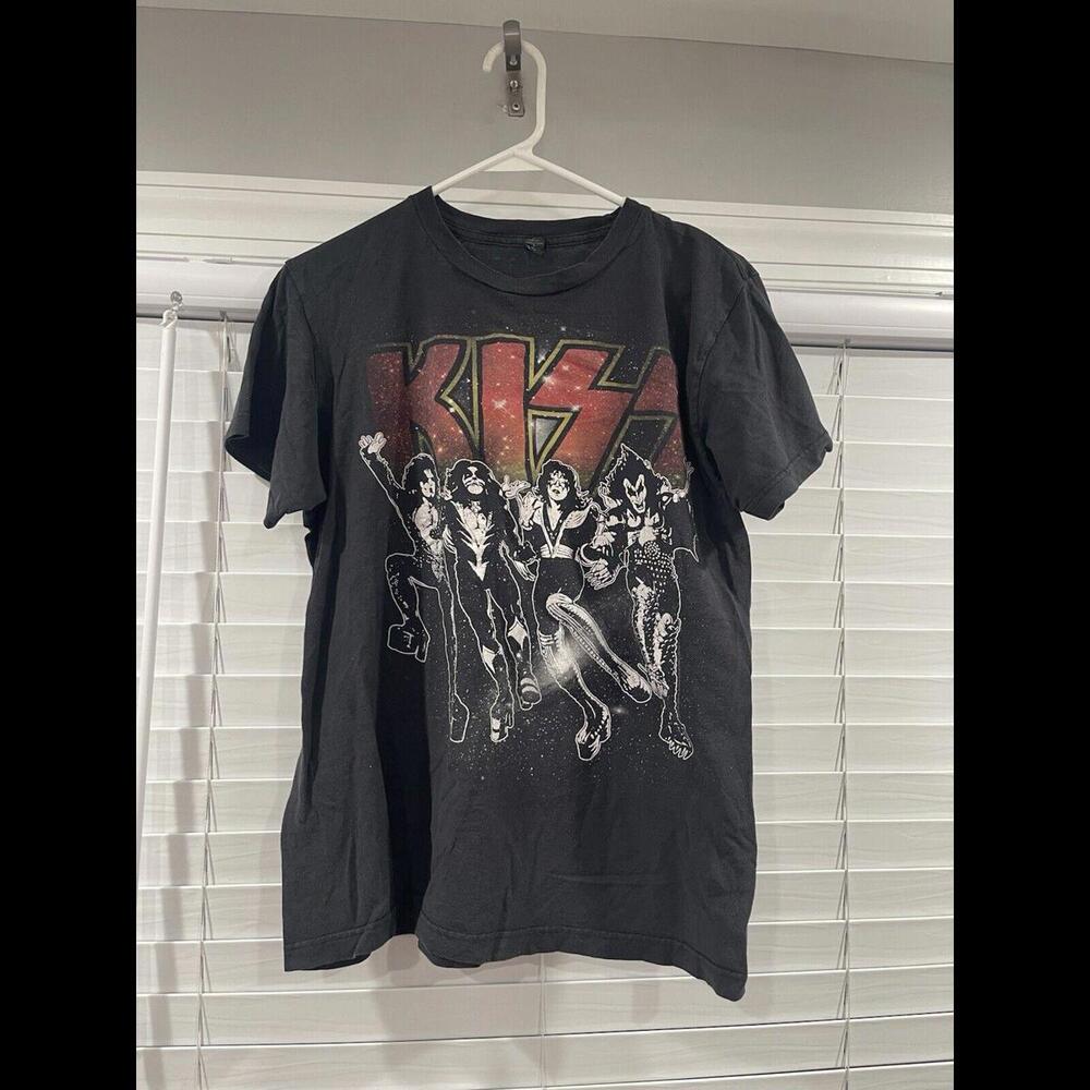 KISS Shirt Medium Black - Band Tee Adults